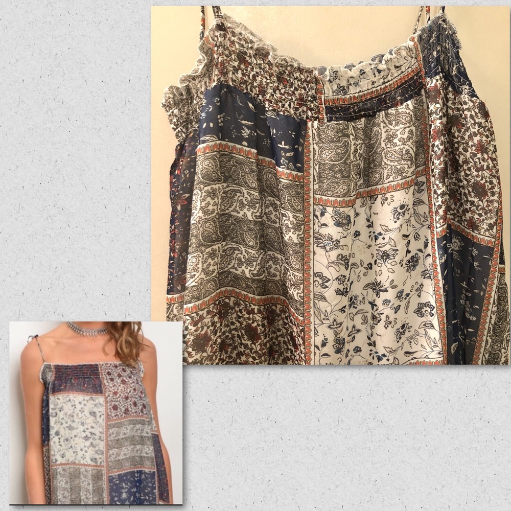 Quilt Square Pattern Design Sleeveless Hayden LA - Picture 3 of 8